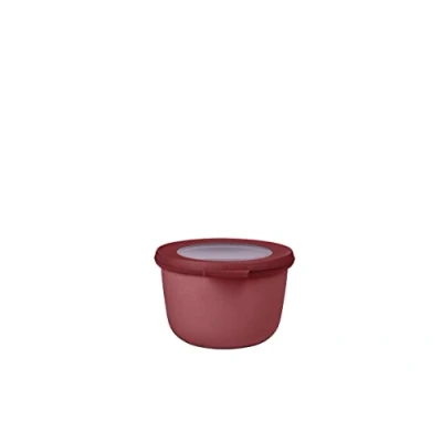 Obrázek Mepal Multi Bowl Cirqula Round dóza na zásoby s víkem vhodný jako vzduchotěsný úložný box do ledničky, nádobí mikrovlnné trouby a dózy uchovávání potravin 500 ml Vivid mauve