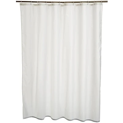 Obrázek Amazon Basics Polyester Shower Curtain, bílý, 183 x cm