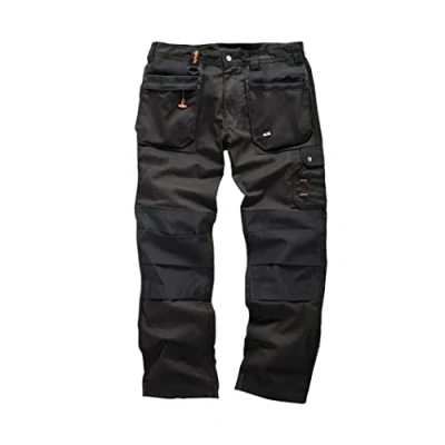 Obrázek Scruffs Pracovní kalhoty &quot;Worker Plus&quot;, černé 42R / 42 (T51792)