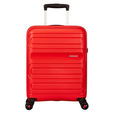 Obrázek Kufr American Tourister Sunside Spinner M rozšířitelný, modrý, Červená (Sunset Red), S (55 cm 35 L)