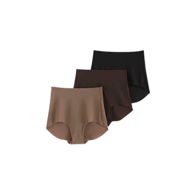 Obrázek Lindex 3PACK Kalhotky, Ženy, Velikost: Small, Black