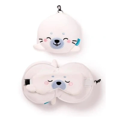 Obrázek Puckator Reisekissen mit Relaxeazzz Maske Kai la Foca süße Tiere