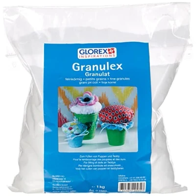 Obrázek Glorex Granulex Fein 1 kg, Bílá, 21 x 18 5,5 cm, 17 pro jednotky