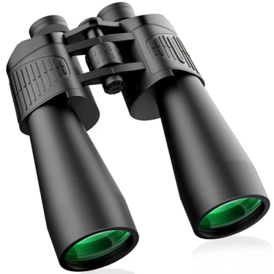 Obrázek dalekohled 20x70 pro dospělé, výkonný, Aurosports HD s jasným výhledem při slabém světle, hranol BAK4, velký výhled pozorování ptáků, lov, cestování, outdoorový sport, plavbu