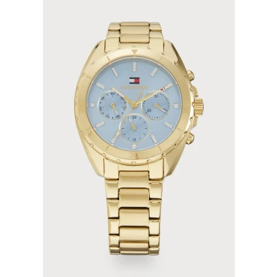 Obrázek Tommy Hilfiger Mellie Hodinky goldcoloured/blue, Ženy, Velikost: One Size, Gold coloured/blue