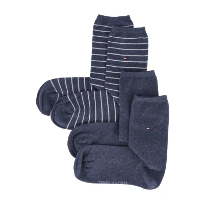 Obrázek Tommy Hilfiger Dámské ponožky Small Stripe (balení 2 ks), Námořnická modrá, 35 38