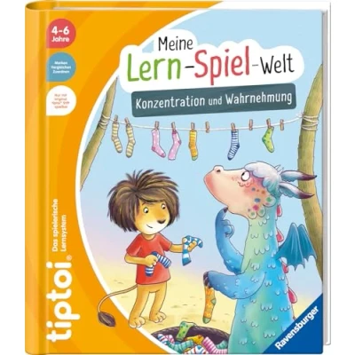 Obrázek tiptoi® Meine Lern Spiel Welt: Konzentration und Wahrnehmung, Buch für Kinder ab 4 Jahre