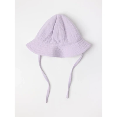 Obrázek Lindex SUN Gauze Klobouk pro děti, Velikost: 44/46, Light dusty lilac