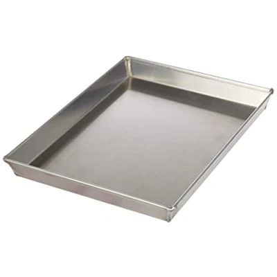 Obrázek BALLARINI 7044.35 Dose rechteckig, Flared Ecken mit Aluminium roh Grenze, 30 x 23 cm