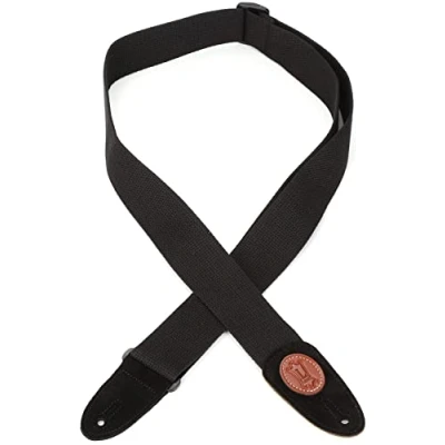 Obrázek Levy&#039;s Leathers MSSC8 XL BLK Signature Series Cotton Guitar Strap, Black