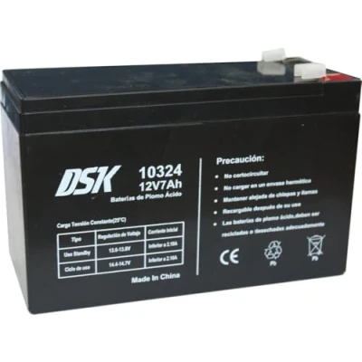 Obrázek DSK 10324 Lead Acid Battery 12 V 7 Ah, Black