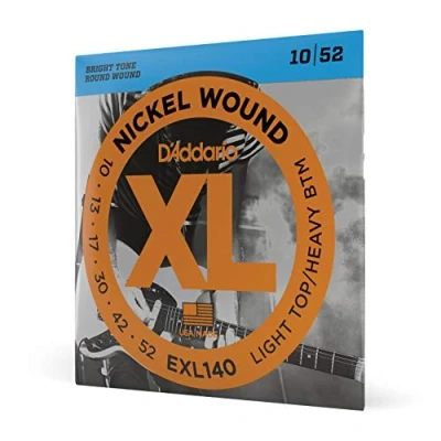 Obrázek D&#039;Addario Kytarové struny E kytara pro elektrické kytary elektrickou kytaru EXL140 Lt. Top/Hvy. Bottom, 10 52 1 kus