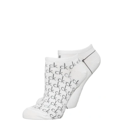 Obrázek Calvin Klein Underwear Repeat LOGO Sneaker 2 PACK Ponožky, Ženy, Velikost: 37 41, White