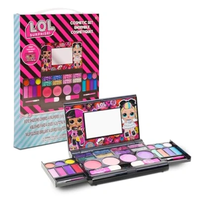 Obrázek L.O.L Surprise! sada dětského líčidla Dívčí make up s lebem na rty, lak nehty a další Dárek k narozeninám pro děti od 3 let Townley Girl