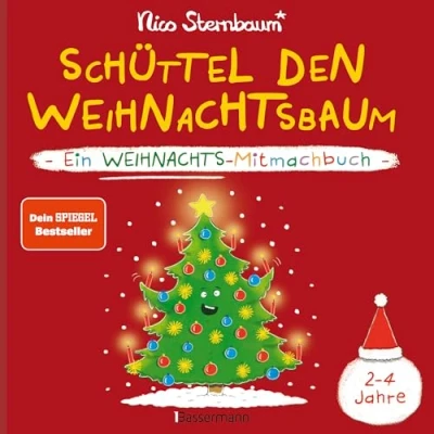 Obrázek Schüttel den Weihnachtsbaum. Ein Weihnachts Mitmachbuch zum Schütteln, Schaukeln, Pusten, Klopfen und sehen, was dann passiert. Von 2 bis 4 Jahren: Vom Bestsellerautor (Schüttel Apfelbaum)