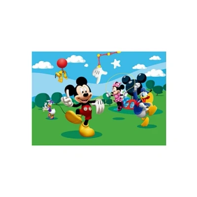 Obrázek AG Design Ftd 0253 Disney Mickey Mouse, Papír fototapeta 360 x 254 cm 4 díly, Papír, vícebarevná, 0,1