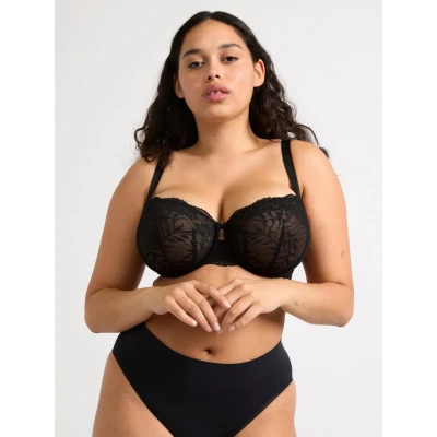 Obrázek Lindex Skilla Unpadded Podprsenka s kosticemi, Ženy, Velikost: 85F, Black