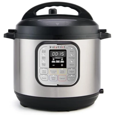 Obrázek Chytrý hrnec Instant Pot Duo 7 v 1 Smart Cooker, 5,7 l tlakový hrnec, šetrný rýžovar, na dušení, jogurtovač, parní a ohřívač jídel