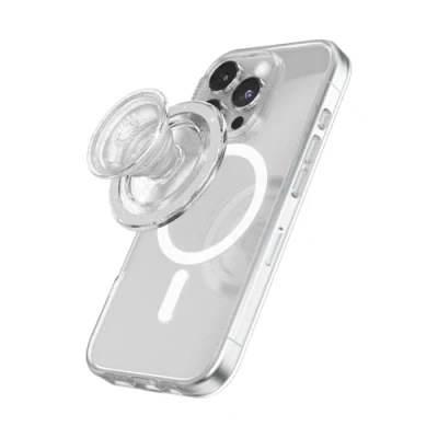 Obrázek PopSockets Phone Grip for MagSafe Pill Clear Glitter