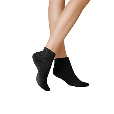 Obrázek KUNERT Dámské ponožky Sneaker Homesocks bez gumových nití, Black 0070