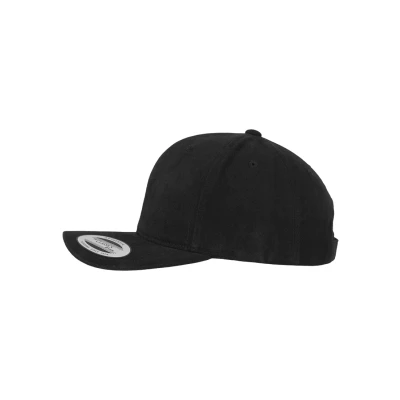 Obrázek Flexfit Kappe Brushed Cotton Twill Mid Profile, černá