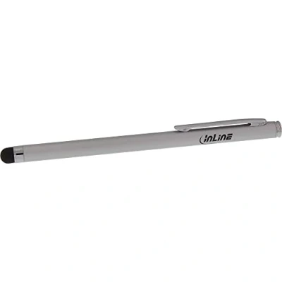 Obrázek InLine 55467A Stylus, tužka pro dotykové obrazovky od chytrého telefonu a tabletu, stříbrná