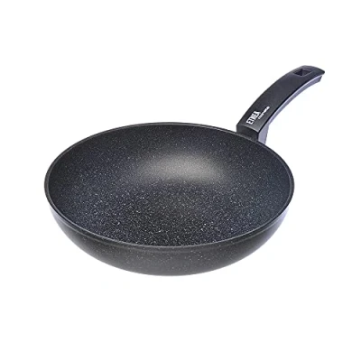Obrázek Moneta Etnea pánev wok 28 cm, hliník, černá, cm