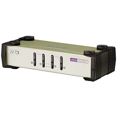 Obrázek Aten CS84U AT KVM Switch 4 Port PS2/USB VGA, schwarz