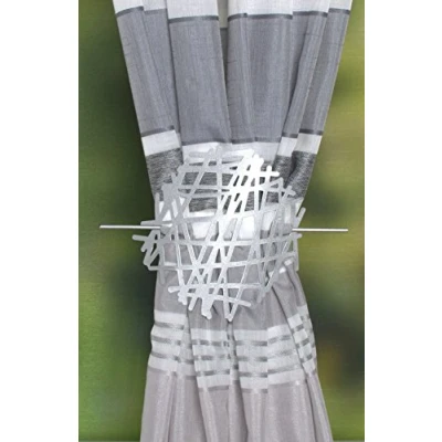 Obrázek Home fashion RAFFHALTER Z kovového abstraktu, stříbrný, 18 x 2 cm, 1 jednotky