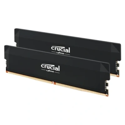 Obrázek Crucial Pro DDR5 RAM 32GB Kit (2x16GB) 6000MHz CL36, Overclocking Gaming, Intel XMP 3.0 / AMD EXPO, PC Computer operační paměť DDR5, černá CP2K16G60C36U5B