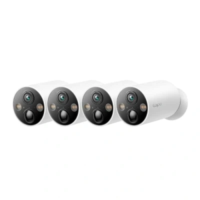 Obrázek Tapo C425 baterie pro venkovní kameru, balení 4 ks monitorovací kamera s magnetickou základnou, 2K rozlišení, WLAN, 10000 mAh baterie, 150 FOV, není nutný rozbočovač, podporuje solární