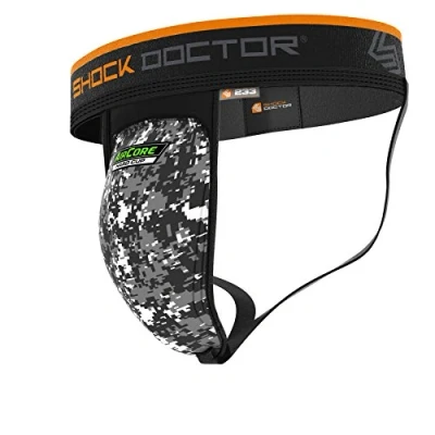 Obrázek Shock Doctor Herren &#039;s AirCore Hard Cup Supporter XXL Schwarz