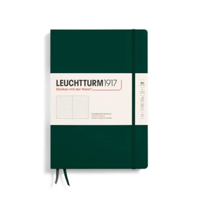 Obrázek LEUCHTTURM1917 370279 zápisník Composition (B5), Hardcover, 219 očíslovaných stran, Forest Green, Dotted
