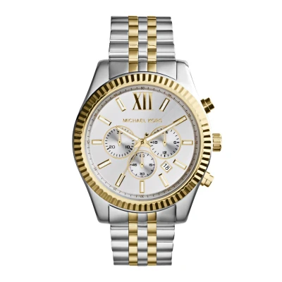 Obrázek Michael Kors Lexington Hodinky se stopkami silvercoloured/goldcoloured, Muži, Velikost: One Size, Silver coloured/gold coloured
