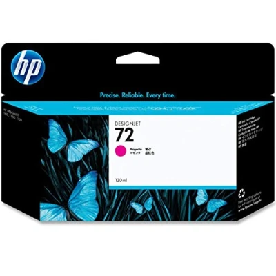 Obrázek HP 72 Magenta 130 ml Originální inkoustová kazeta (C9372A) s originálním inkoustem pro T2300 eMFP, T1300, T1200, T1120, T1100, T1100 MFP, T795, T790, T770, T620, T610 &amp; T 600 velký 60formátová
