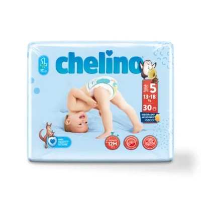 Obrázek Indas Chelino Fashion &amp; Love plenek, Junior T 5 pro 13 18 kg, (30 kusů)