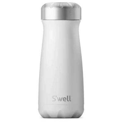 Obrázek S&#039;well Edelstahl Traveler, dreilagig, vakuumisoliert, hält Kaffee, Tee und Getränke 24 Stunden kalt heiß für 12 BPA freie Wasserflasche, 473 ml, Mondstein