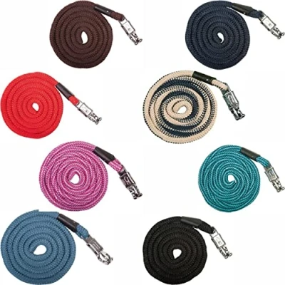 Obrázek HKM 547056 Pletený Cáchy s panickým uzávěrem, délka 180 cm, hnědý