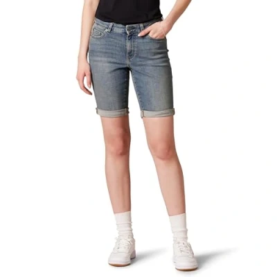 Obrázek Amazon Essentials Dámské úzce střižené bermudy 23 cm z denimu, vintage praní, 42