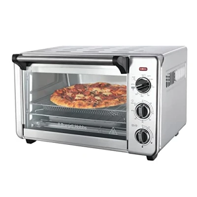 Obrázek Russell Hobbs Backofen Airfryer [5 in 1: Heißluftfritteuse, Minibackofen, Grill, Toaster, Warmhaltefunktion] Express (20l, Pizza Ø 30cm, inkl. Frittierkorb, Backblech&amp;Grillrost) Umluft Ofen 26680 56