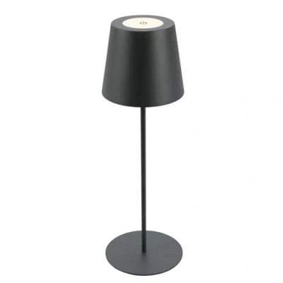 Obrázek BRILONER LED stolní lampa bezdrátová s dotykem, stmívatelná ve stupních, výškově nastavitelná, na noční stolek, lampička čtení, lampa, kempinková akumulátorová