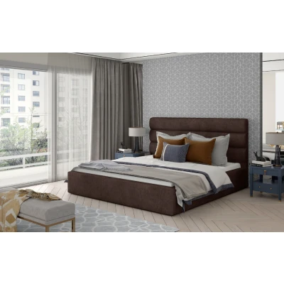 Obrázek Postel Caramel 200x200 dřevěný rám Materiál / Dekor: Dora 28