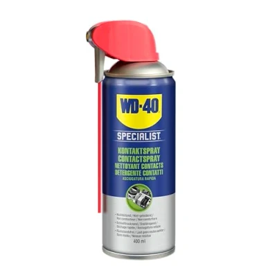 Obrázek WD 40 Specialist kontaktní sprej 400 ml antistatický čistič pro elektroniku, odstraňuje vlhkost, nečistoty a olej, lepší vodivost, čištění bez zbytků ochrana před zkraty