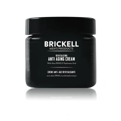 Obrázek Brickell Men&#039;s krém na obličej pro muže revitalizující proti stárnutí přírodní a organický vráskám s aloe, DMAE kyselinou hyaluronovou 59 ml neparfémovaný noční