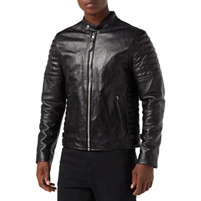 Obrázek Schott JOE Kožená bunda black, Muži, Velikost: XXL, Black