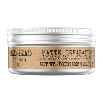 Obrázek Bed Head For Men by TIGI Matte Separation Stylingový vosk na vlasy Profesionální, s pevným držením Pro muže Výrobek styling vlasů se včelím voskem krátké středně dlouhými 85