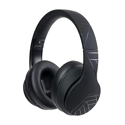 Obrázek PowerLocus sluchátka P6 Bluetooth Over Ear, bezdrátová se super basy, doba hraní 40 hodin, mikrofon, hlasový asistent, pasivní potlačení hluku pro iPhone, Samsung, iPad, PC, laptop, TV