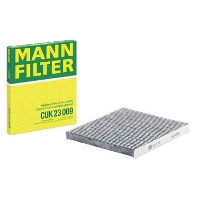 Obrázek MANN FILTER Interiérový filtr CUK 23 009 pylový s aktivním uhlím pro osobní automobily