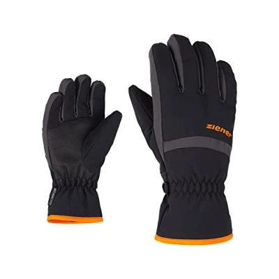 Obrázek Ziener LEJANO Dětské lyžařské rukavice/zimní sport nepromokavé prodyšné, black/graphite, 6,5