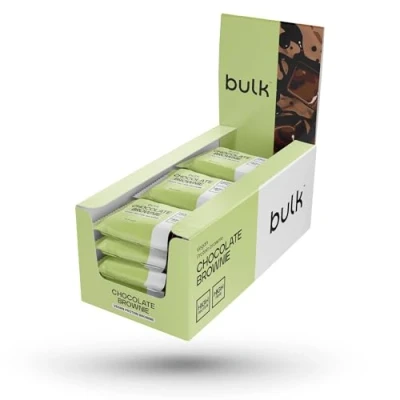 Obrázek Bulk Veganské proteinové brownies, čokoláda, balení 12, 12 porcí, se může lišit